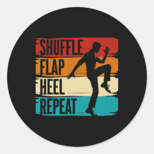 Adesivo Sapateado, Shuffle Flap Heel Repetir, Sapateador 