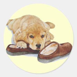 Adesivo sapateiras para abraçar cães, apanhadoras de ouros