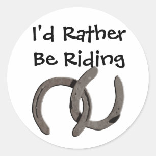 Adesivo Sapatos De Cavalo De cinza Eu Preferencialmente De