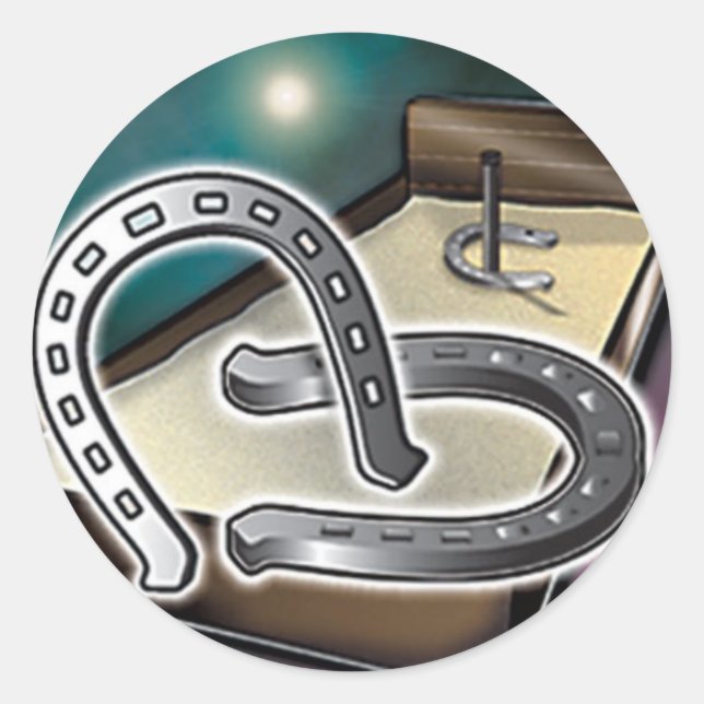 Adesivo Sapatos de Cavalo e Poço (Frente)