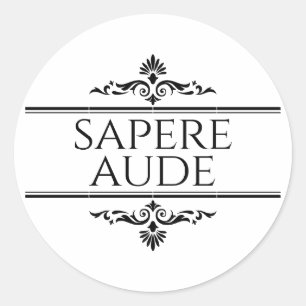 Adesivo Sapere Aude
