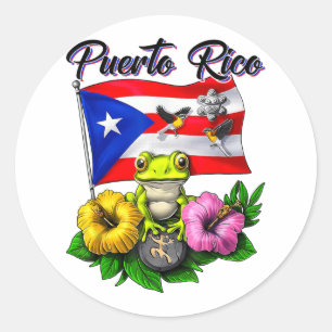 Adesivo Sapo Boricua Coqui Taino Porto Rico Porto Rico Por