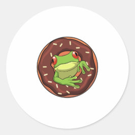 Adesivo Sapo com Rosquinha