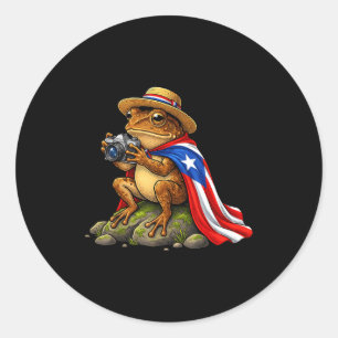 Adesivo Sapo Coqui Engraçado Porto Rico