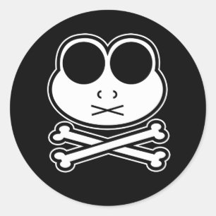 Adesivo Sapo Cross Bone