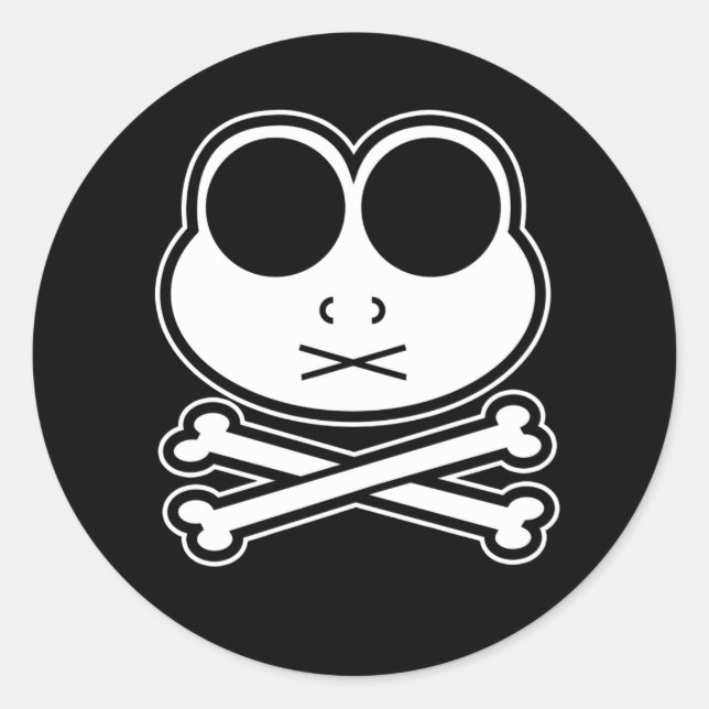 Adesivo Sapo Cross Bone (Frente)