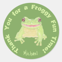 Sapo De Árvore Verde Bonita - aniversário de crian