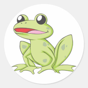 Adesivo Sapo de Bull verde dos desenhos animados
