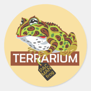 Adesivo sapo de chifre de homem-Pac