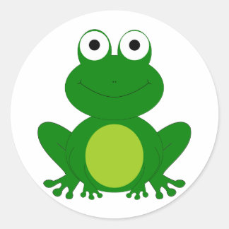 Adesivo Sapo de desenho animado