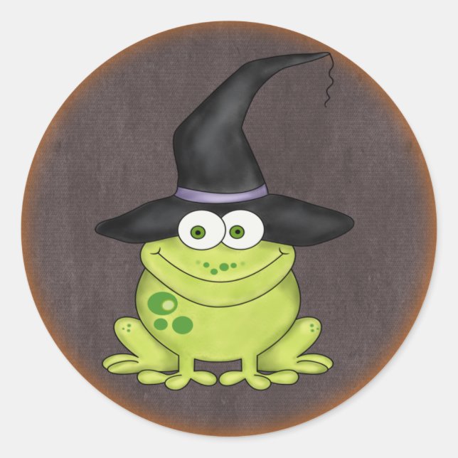 Adesivo Sapo de Halloween (Frente)