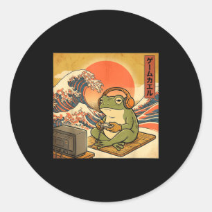 Adesivo Sapo de Jogos Arte Ukiyo-e Gamer Japonês Anime Hom
