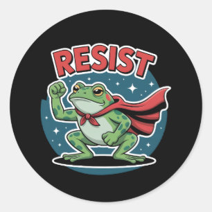 Adesivo Sapo de Resistência Portland Sapo de Protesto para