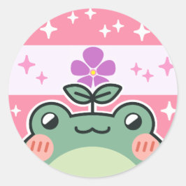 Adesivo Sapo de Sinalizador do Orgulho LGBT Sapphic