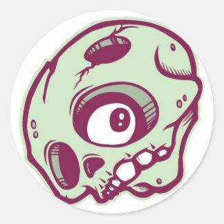 Adesivo Sapo de Skullie redondo DOLLA