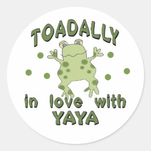 Adesivo Sapo de YaYa do amor de TOADALLY