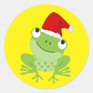 Adesivo Sapo do Papai Noel
