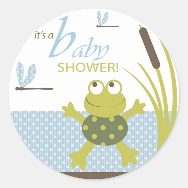 Adesivo Sapo e Chá de fraldas Dragonfly (Frente)