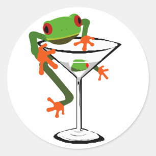 Adesivo Sapo e Martini