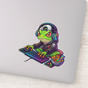Adesivo Sapo Gamer Caos RGB