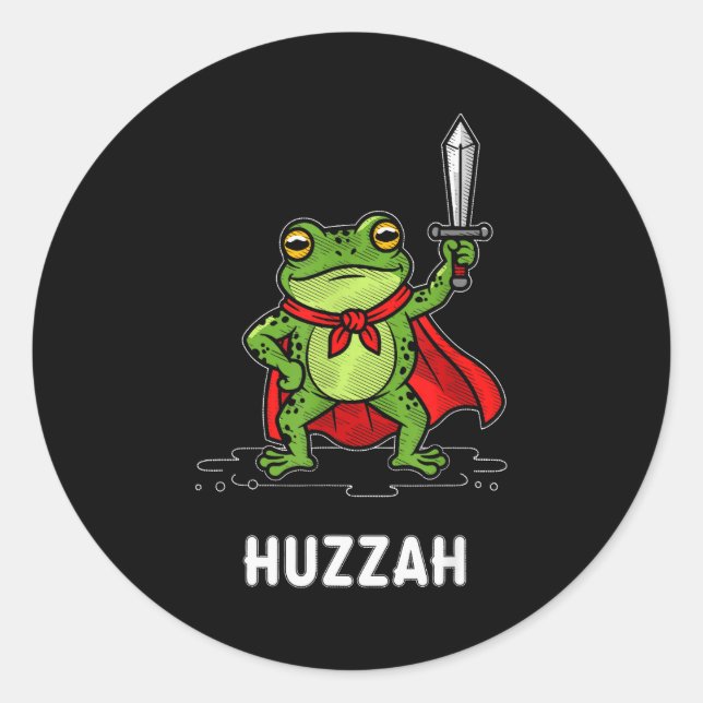 Adesivo Sapo Huzzah  (Frente)