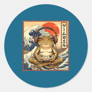 Adesivo Sapo Japonês de Jogos Grande Onda