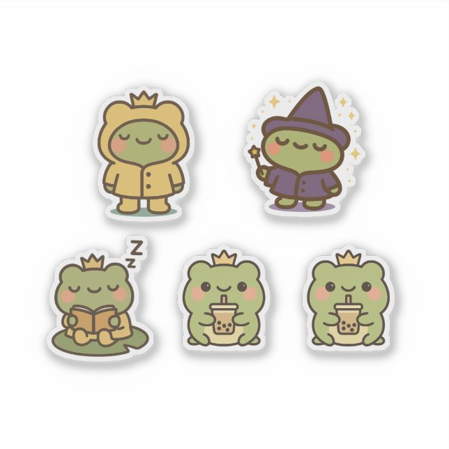 Adesivo Sapo Kawaii Sticke (Frente)