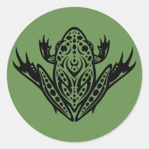 Adesivo Sapo Leopardo Tribal