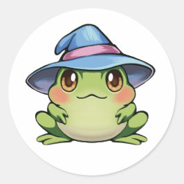 Adesivo Sapo mágico num chapéu
