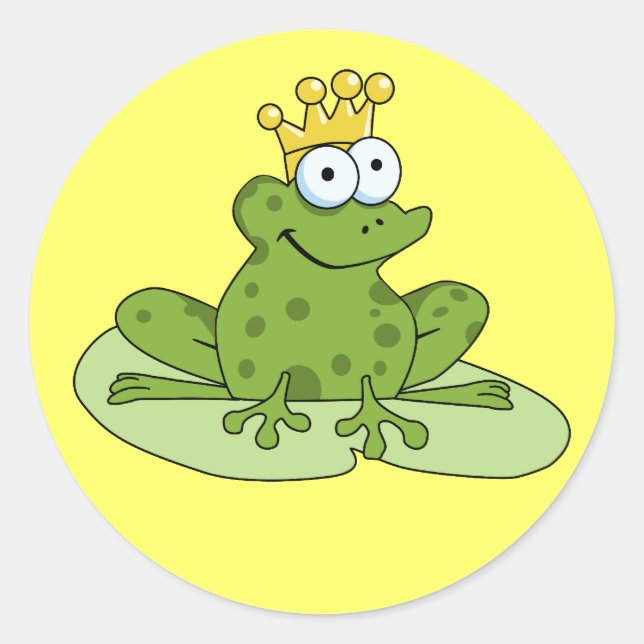 Adesivo Sapo Prince Sticker (Frente)