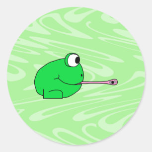 Adesivo Sapo que trava uma mosca