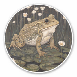 Adesivo Sapo Round Sticker