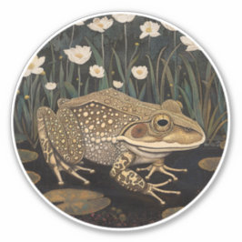 Adesivo Sapo Round Sticker