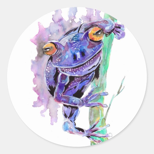 Adesivo Sapo Roxo (Frente)