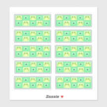 Sapo Verde Bastante Verificado Com Corações E Grel