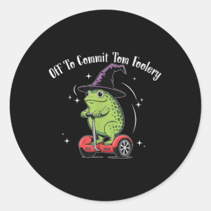 Adesivo Sapo Whimsical Para Cometer O Tom Foolery Para