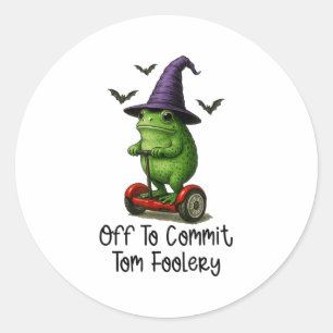 Adesivo Sapo Whimsical Para Cometer O Tom Foolery Para