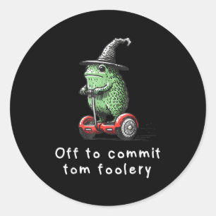 Adesivo Sapo Whimsical Para Cometer O Tom Foolery Para