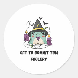 Adesivo Sapo Whimsical Para Cometer O Tom Foolery Para