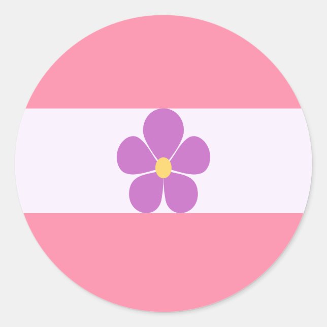 Adesivo Sapphic Pride Flag (Frente)