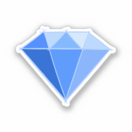 Adesivo Sapphire Gemstone. Jóias. 45 Aniversário de Casame