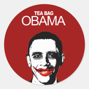 ADESIVO SAQUINHO DE CHÁ OBAMA