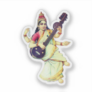 Adesivo Saraswati, Deusa Hindu