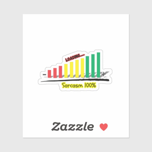 Adesivo SarcasmMeter (Folha)