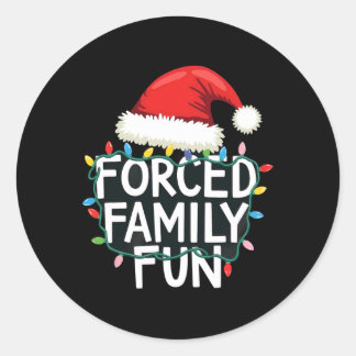 Adesivo Sarcasmo de Natal Luz Papai Noel Forçado