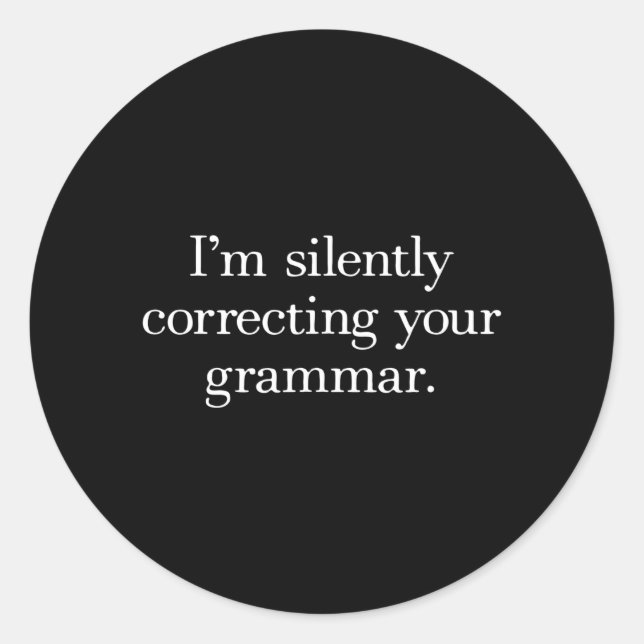 Adesivo sarcasmo inglês (Frente)