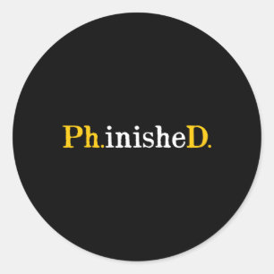 Adesivo Sarcasmo Inspiracional Fino Formando Phd