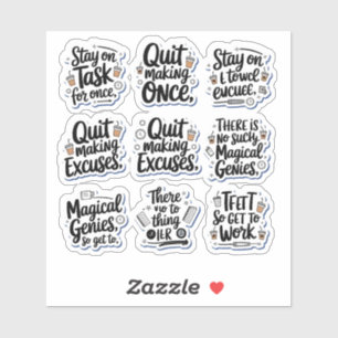 Adesivo "Sarcastic Productivity Snark Pack"