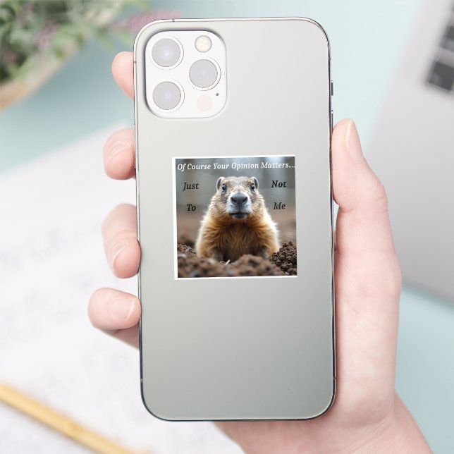 Adesivo sarcastic Your opinion matters (Telefone)