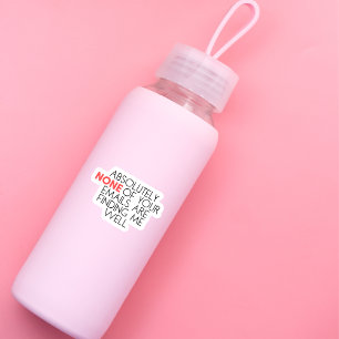 Adesivo Sarcástico Engraçado Encontrando-Me Bem Viciado